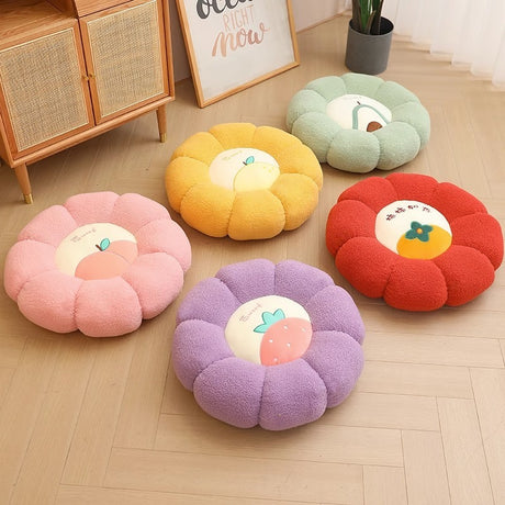 New Pumpkin Cushion Color Contrast Persimmon Ruyi Putuan Home Sofa Decoration Soft Cushion - V.I.P Digital Presence