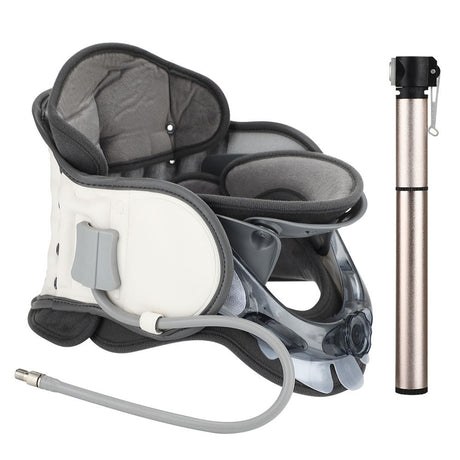 Adjustable Neck Tractor Home Inflatable Massage Cervical Vertebra Fixed Support Breathable Sports Neck Guard - V.I.P Digital Presence