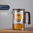 Xiaoman Waist new rodless elegant cup, one click magnetic suction filter glass tea pot, automatic tea separation tea cup - V.I.P Digital Presence