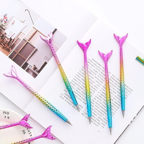 1Pcs Creative Stationery Mermaid Ballpoint Pen Cute Signature Pen High-quality Gift Pen Office Student Supplies - V.I.P Digital Presence