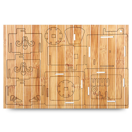 Woodcraft Assembly Kit 3D Jigsaw Puzzle - Phonograph - V.I.P Digital Presence