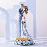 Imitation woodcut figures resin crafts couple wedding cakes living room decorations - V.I.P Digital Presence