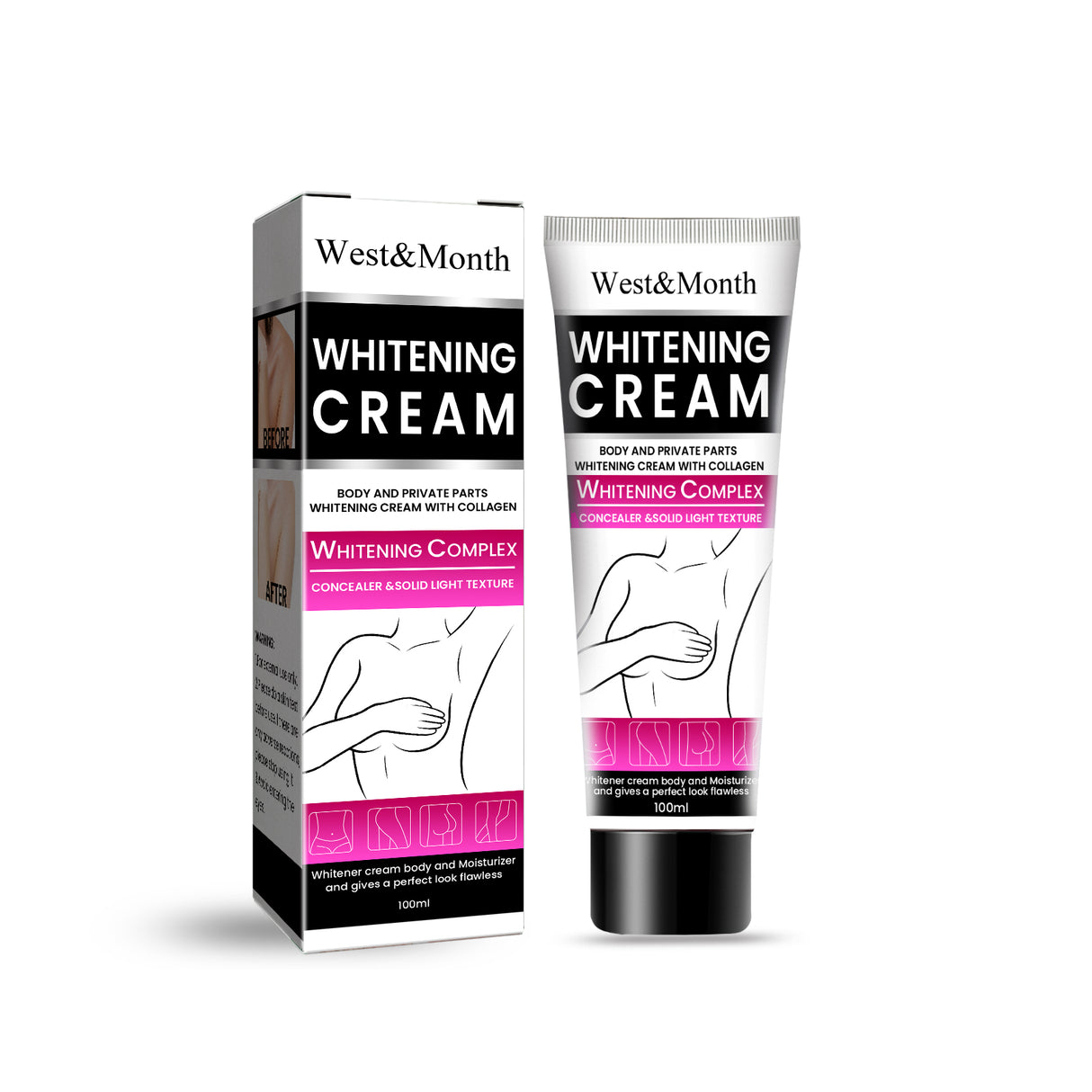 Whitening Cream, Whitening And Brightens Skin, Moisturizes And Removes Blackness Beauty Skin Cream - V.I.P Digital Presence