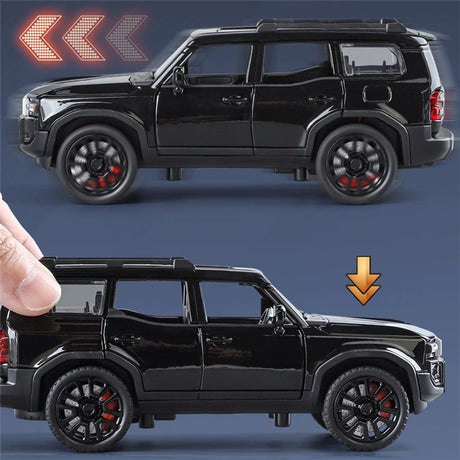 1: 32 Prado car model alloy sound and light simulation SUV domineering off-road vehicle boy toy car decoration - V.I.P Digital Presence