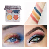 Pudaier Ink Landscape Four-color Eyeshadow Palette Matte Pearlescent Waterproof and Sweatproof Eyeshadow Makeup - V.I.P Digital Presence