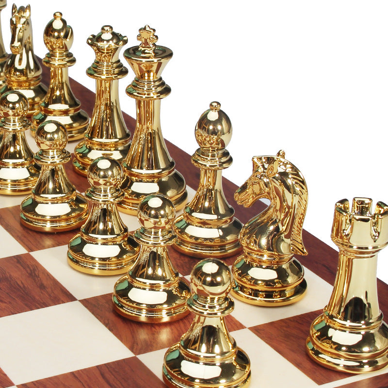 Juego de ajedrez internacional de alta gama, tablero de ajedrez plegable, piezas de ajedrez de regalo, piezas de ajedrez para niños, ajedrez occidental