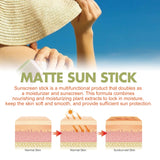 Matte Protective Rod, UV Protection Moisturizing Repair White Skin Summer Refreshing Cream