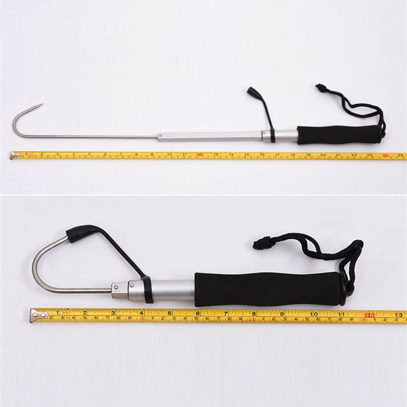 LEO 60cm Telescopic Fishing Gaff Hook Stainless Stee - V.I.P Digital Presence