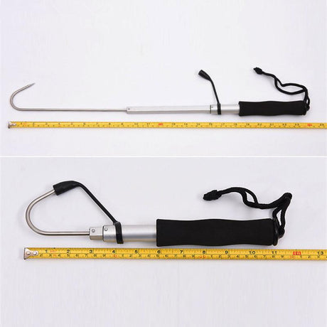 LEO 60cm Telescopic Fishing Gaff Hook Stainless Stee - V.I.P Digital Presence