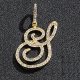 Hip hop accessories grass letter pendant melon seed buckle Cuban chain accessory - V.I.P Digital Presence