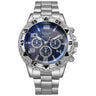 Men's casual sports men's watch steel strap quartz watch large dial - V.I.P Digital Presence