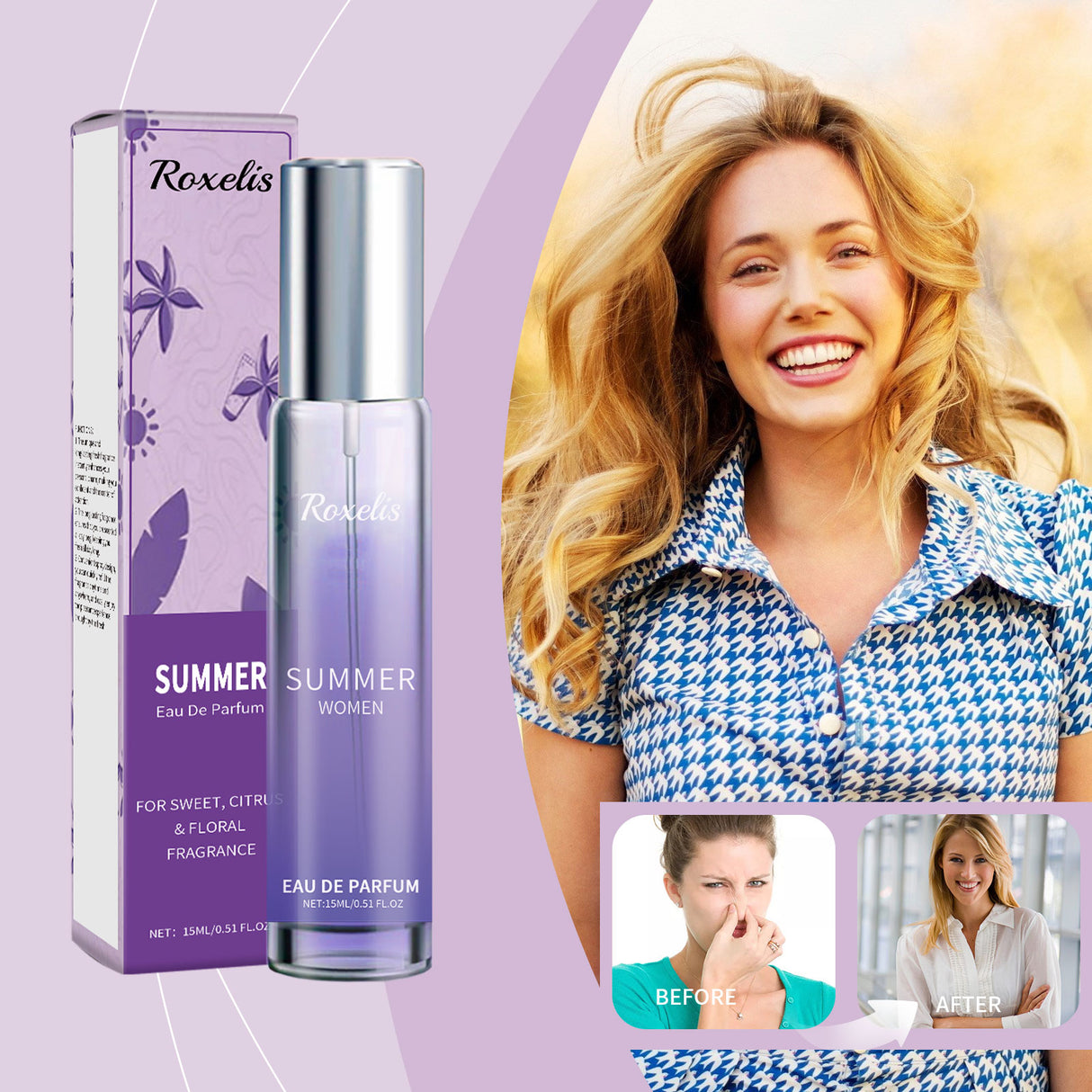 Refreshing Citrus Summer Perfume With Light Fragrance Charm Exudes A Refreshing And Long-Lasting Fragrance Spray - V.I.P Digital Presence