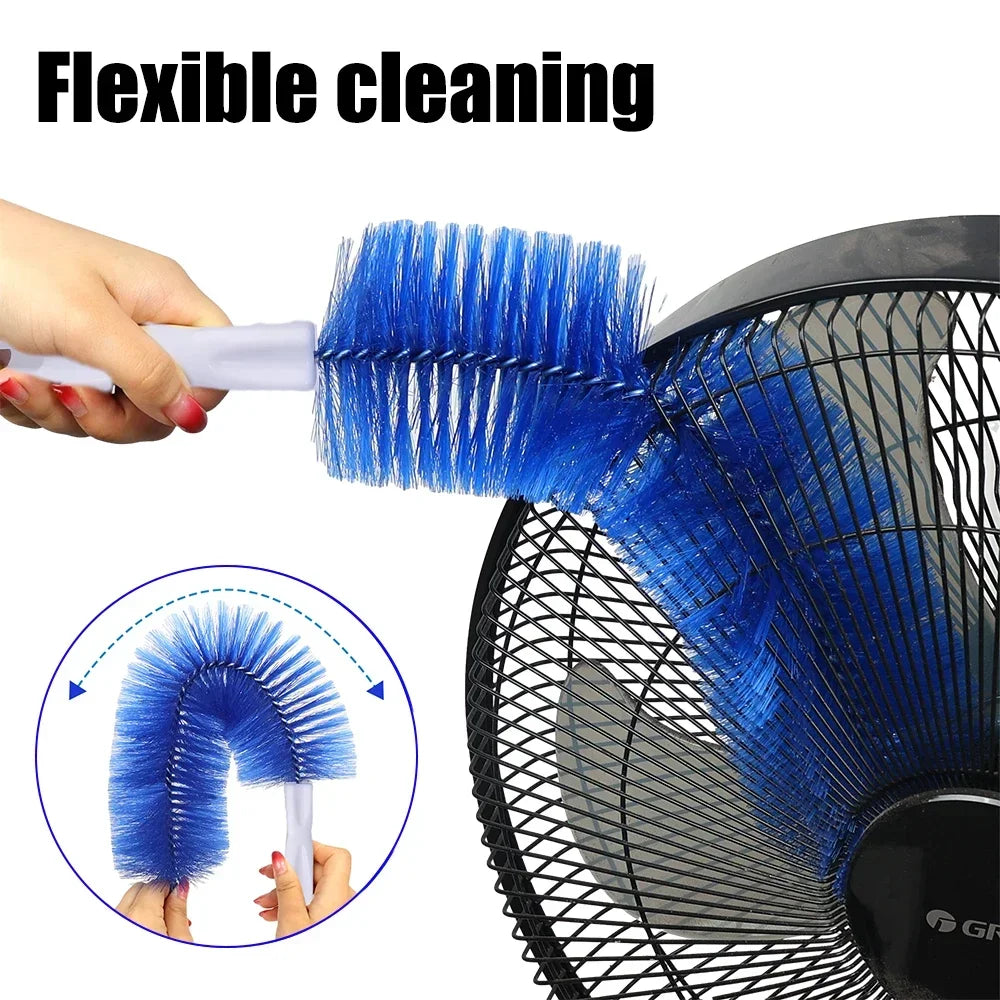 Fan Brush Bendable Microfibre Duster Household Dust Remover Cleanning Brush for Air-conditioner Furniture Shutter Car Cleaner - V.I.P Digital Presence