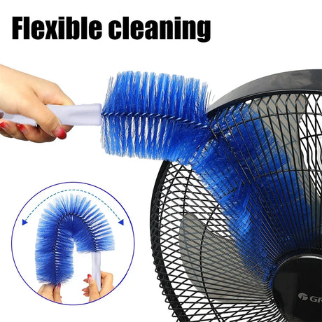 Fan Brush Bendable Microfibre Duster Household Dust Remover Cleanning Brush for Air-conditioner Furniture Shutter Car Cleaner - V.I.P Digital Presence