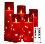 StarGlow LED Pillar Candles