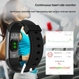Reloj inteligente deportivo GT101, resistente al agua, con pantalla a color, monitor de actividad física, monitor de ritmo cardíaco, recordatorio de llamadas, para hombres y mujeres.