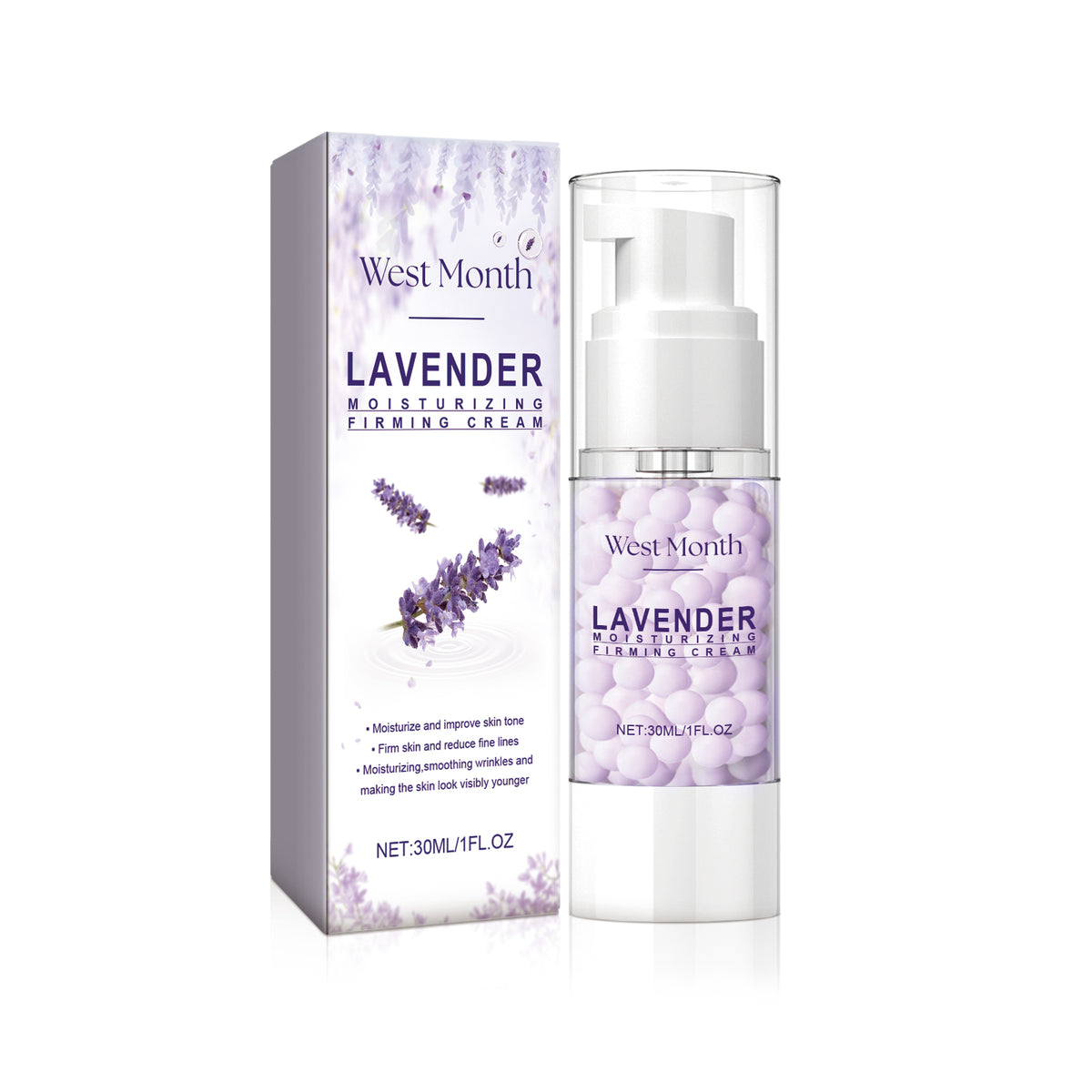 Lavender Moisturizing Firming Cream, Facial Repair Hydrating And Moisturizing Fine Line Reducing Essence Cream - V.I.P Digital Presence
