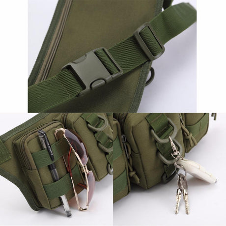 Black Hawk Commandos Waist Bag 3-Sack Portable Waterproof camouflage pack for Travel workout sports outdoor - V.I.P Digital Presence