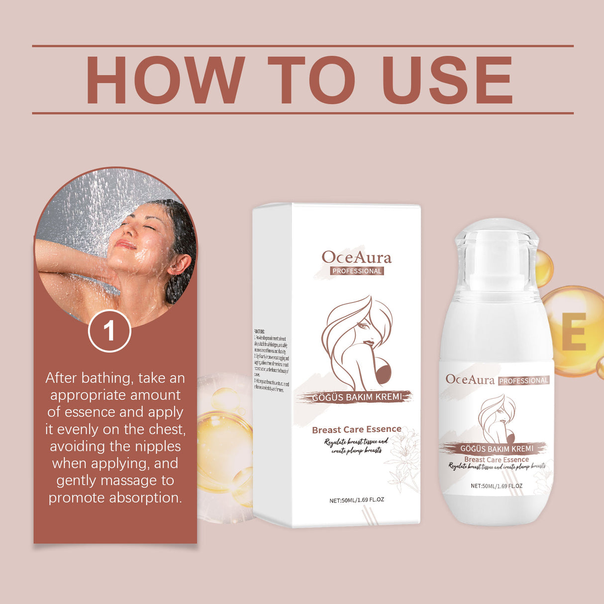 Breast Care Serum Hydrating Moisturizing Gentle Moisturizing Skin Care Breast Massage Treatment Essence - V.I.P Digital Presence