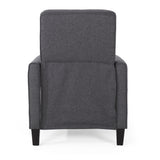 Smoke Fabric Push Back Chair for Elegant Home Décor - V.I.P Digital Presence