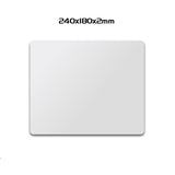 Aluminum Alloy Smooth Mouse Pad 240x180/300mm Hard Metal Slim Desk Mat Rubber Anti-slip Bottom Speed Control Mousepad For Gaming - V.I.P Digital Presence