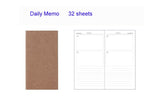 4.3x8.3 Midori Traveler's Notebook Refill 110mmx210mm Blank Dot Grid Paper Graph-paper Ruled 32 sheets - V.I.P Digital Presence