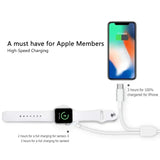 3 in 2 USB C Cable for Apple Watch Charger iPhone Charger Fast Charging Cable Compatible with iWatch Ultra/SE/9/8/7/6/5/4/3/2/1 - V.I.P Digital Presence