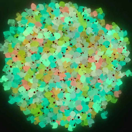Resin luminous cartoon three-dimensional cute cartoon duck DIY car ornament keychain micro landscape hair clip decoration - V.I.P Digital Presence
