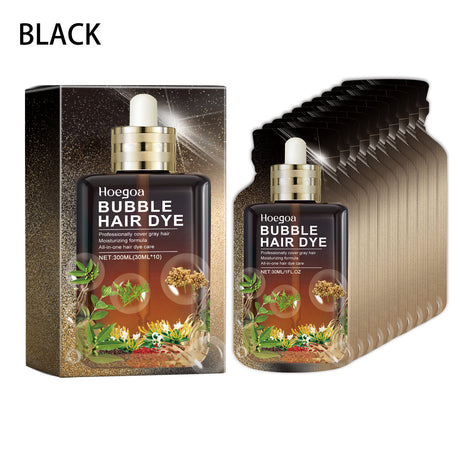 Hoegoa Hair Dye Shampoo Bubble Colored Hair Dye Shampoo Hair Color Dye Color Blackening Shampoo - V.I.P Digital Presence