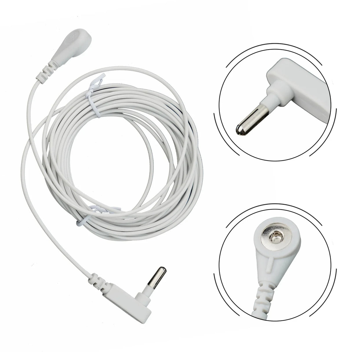 Antistatic Wrist Straps Accessory Conductive Garments Banana Plug End Conductive Garments Mm Right Angled Snap Fitting - V.I.P Digital Presence