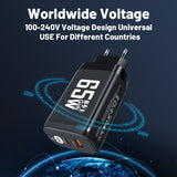 Computer laptop adapter GaN GaN PD65W fast charging head QC3.0 charger - V.I.P Digital Presence