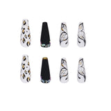 Butterfly Wearing Leopard-Print Nail Piece Scrub Manicure Wearing Nail Patch With Drill Nail Patch - V.I.P Digital Presence
