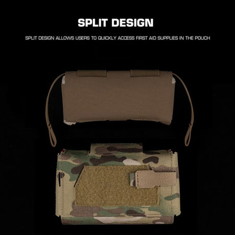 Compact Trauma Bag V3 GEN3 Style Agilit MD2 IFAK Tactical Medical First Aid Bag for Hunting Vest Plate Carrier Belt - V.I.P Digital Presence