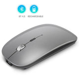 Rechargeable metal roller wireless Bluetooth mouse dual-mode mobile phone tablet wireless mouse - V.I.P Digital Presence