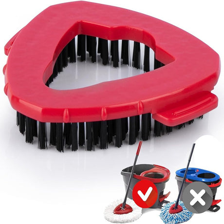 Adapted to O-Cedar RinseClean large triangular cleaning brush to replace mop head - V.I.P Digital Presence