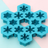 1 PCS Christmas Ice Molds Chocolate Snowflake Cookie Gummies Gummy Silicone Soap Biscuit - V.I.P Digital Presence
