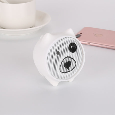 Creative new cartoon bluetooth speaker TWS couplet wireless hands-free call mini speaker - V.I.P Digital Presence