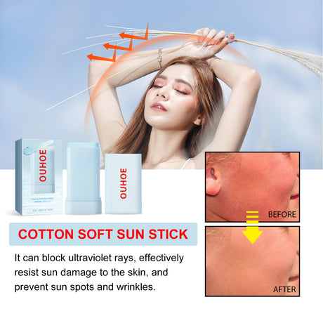Cotton Soft Protective Rod, Summer Outdoor Resist Uv Moisturizing Refreshing Non-Sticky Comfortable Skin Feeling - V.I.P Digital Presence
