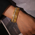 18K Gold-Plated Czech Diamond Bracelet - V.I.P Digital Presence