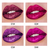Fit Colors Metallic Non-Stick Cup Lip Gloss Pearlescent Diamond Lip Polarized Lip Glaze Liquid Lipstick - V.I.P Digital Presence