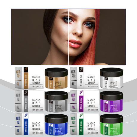 Magic Beauty wax series, colorful hair color herbal gentle moisturizing hair care and easy coloring hair conditioner - V.I.P Digital Presence