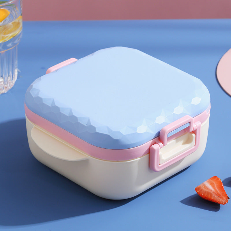 Microwaveable portable fresh-keeping lunch box with compartments and cutlery - V.I.P Digital Presence