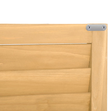 Wooden Garden Shed 3-tier Patio Storage Cabinet Outdoor Organizer Wooden Lockers with  Wood (Natural Wood Color -Shutter Design) - V.I.P Digital Presence