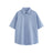 Patch striped casual loose silhouette short sleeved shirt for men - V.I.P Digital Presence