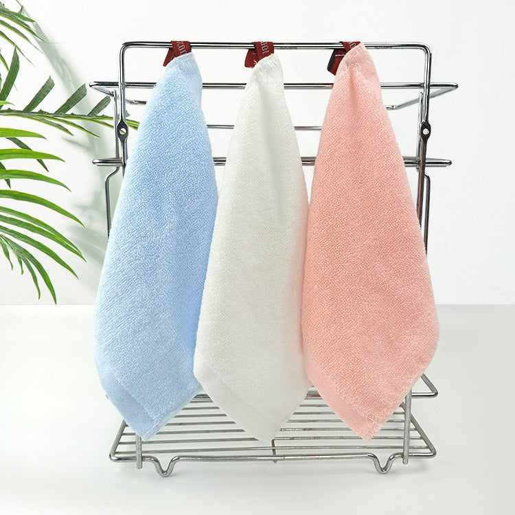 Small Square Towel, All Cotton 20 * 20, Kindergarten Pure Cotton Small Towel, Plain Hook, Hand Wipe Square Towel - V.I.P Digital Presence