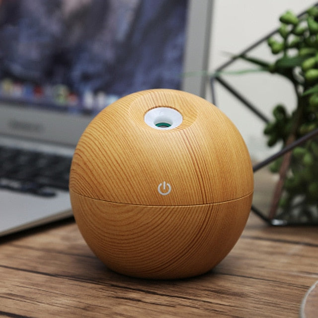 USB Aroma Essential Oil Diffuser Ultrasonic Cool Mist Humidifier Air Purifier 7 Color Change LED Night light for Office Home - V.I.P Digital Presence