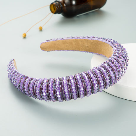 Hair Hoop Hand-woven Beaded Head Hoop Female Baroque Sponge Hair Bundle Korean Face Wash Hair Accessories - V.I.P Digital Presence