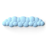 Alfombrilla de ratón con reposamuñecas para teclado, nube, antideslizante, espuma viscoelástica, para escritorio, oficina, gamer, ratón, reposamuñecas