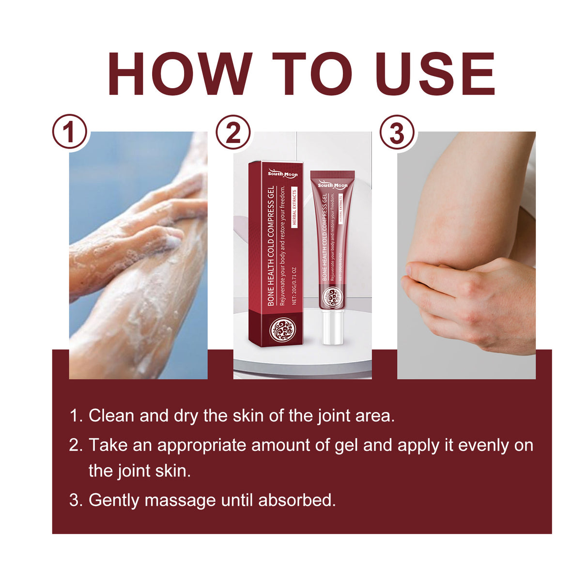 Joint Repair Gel Joint Massage Body Treatment Herbs Apply Cold Compress Gel - V.I.P Digital Presence