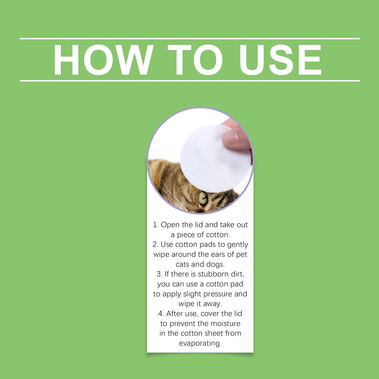 Ear Cleaning Pad For Cats And Dogs Soothes Pet Ear Canal Discomfort And Cleans Ear Dirt - V.I.P Digital Presence